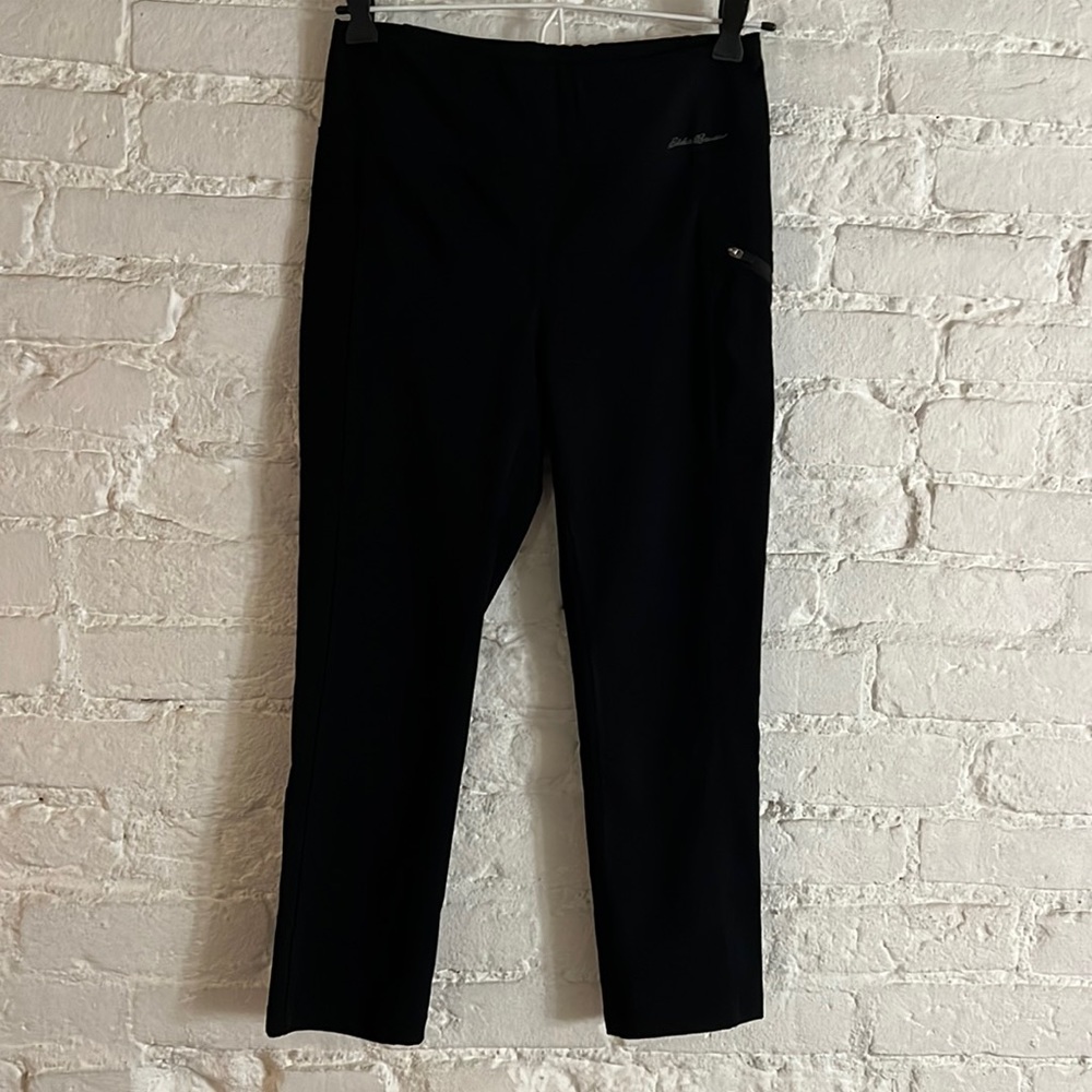 Eddie Bauer Small Black Crop Leggings